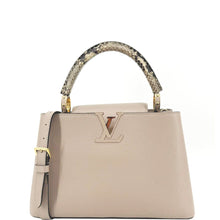 Load image into Gallery viewer, LOUIS VUITTON Capucines Leather Shoulder Bag Galet
