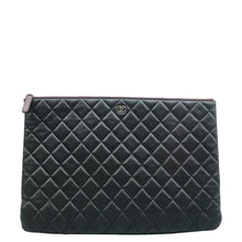 Load image into Gallery viewer, CHANEL Classic O-Case Leather Clutch Black
