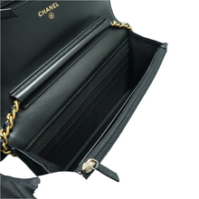 Load image into Gallery viewer, Chanel  CC Filigree Small Flap Caviar Leather Shoulder Bag Black
