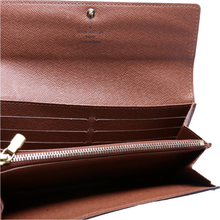 Load image into Gallery viewer, Louis Vuitton Sarah Vintage Monogram Canvas Wallet Brown
