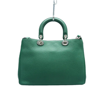 Load image into Gallery viewer, Christian Dior Diorissimo Smooth Calfskin Tote Shoulder Bag Green
