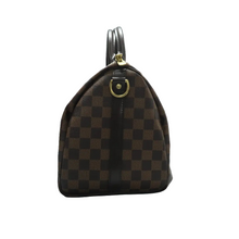 Load image into Gallery viewer, Louis Vuitton Speedy 30 Bandouliere Damier Ebene Shoulder Bag Brown
