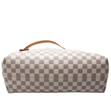 Load image into Gallery viewer, Louis Vuitton Graceful MM Damier Azur Shoulder Bag White
