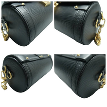 Load image into Gallery viewer, Louis Vuitton Papillon Trunk Epi Leather Shoulder Bag Black
