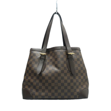 Load image into Gallery viewer, Louis Vuitton Hampstead MM Damier Azur Shoulder Bag Brown
