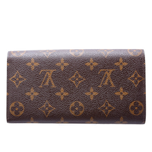 Load image into Gallery viewer, Louis Vuitton Sarah Vintage Monogram Canvas Wallet Brown
