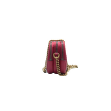 Load image into Gallery viewer, Gucci GG Marmont Leather Crossbody Bag Red
