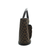 Load image into Gallery viewer, Louis Vuitton Manosque Damier Ebene Canvas Tote Bag Brown
