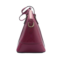 Load image into Gallery viewer, Gucci Nice Patent Microguccissima Medium Top Handle Dome Bag Bright Bouganville
