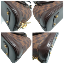 Load image into Gallery viewer, Louis Vuitton Alma BB Damier Ebene Satchel Bag Brown
