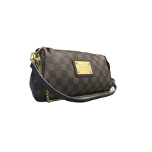 Load image into Gallery viewer, Louis Vuitton Eva Damier Ebene Canvas Satchel Bag Brown
