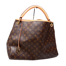 Load image into Gallery viewer, Louis Vuitton Artsy MM NM Monogram Canvas Shoulder Bag Brown
