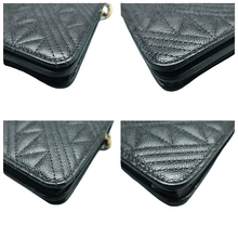 Load image into Gallery viewer, Chanel Wallet On Chain Leather Crossbody Bag Black
