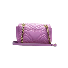 Load image into Gallery viewer, Gucci GG Marmont Leather Shoulder Bag Purple
