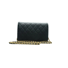 Load image into Gallery viewer, Chanel  CC Filigree Small Flap Caviar Leather Shoulder Bag Black
