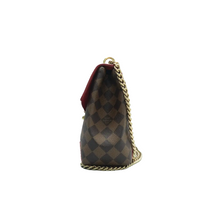 Load image into Gallery viewer, Louis Vuitton Caissa Damier Ebene Canvas Shoulder Bag Brown
