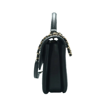 Load image into Gallery viewer, Chanel Trendy CC Flap Dual Lambskin Quilted Small Handle Bag Black
