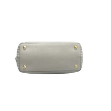 Load image into Gallery viewer, Fendi DotCom Click Chain Shiny Nappa Trapuntata Satchel Dust Grey
