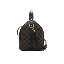 Load image into Gallery viewer, Louis Vuitton Speedy 30 Bandouliere Damier Ebene Shoulder Bag Brown
