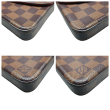 Load image into Gallery viewer, Louis Vuitton Felicie Dameir Ebene Shoulder Bag Brown
