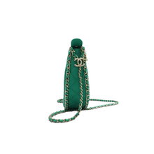 Load image into Gallery viewer, Chanel Lambskin Quilted Small Hobo Bag Green
