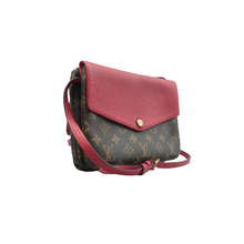 Load image into Gallery viewer, Louis Vuitton Twice Pochette  Monogram Shoulder Bag Brown
