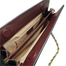 Load image into Gallery viewer, Gucci Ophidia Leather Crossbody Bag Maroon
