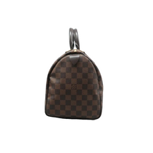 Load image into Gallery viewer, Louis Vuitton Speedy 30 Damier Ebene Satchel Bag Brown
