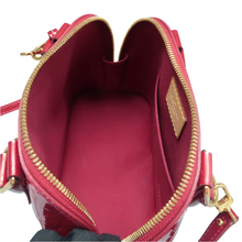 Load image into Gallery viewer, Louis Vuitton Alma Leather Satchel Bag Red

