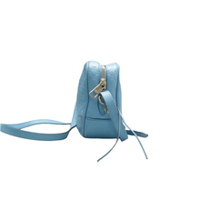 Load image into Gallery viewer, Gucci  Bree Micro GG ssima Leather Crossbody Bag Light Blue
