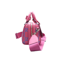 Load image into Gallery viewer, Gucci GG Tennis Calfskin Embossed Mini Duffle Bag Pink
