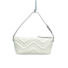 Load image into Gallery viewer, Gucci GG Marmont Matelasse Chevron Leather Shoulder Bag White
