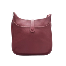 Load image into Gallery viewer, Hermes Evelyne Leather Shoulder bag Red
