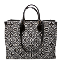 Load image into Gallery viewer, Louis Vuitton Onthego GM 1854 Jacquard Tote Bag Grey
