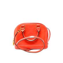 Load image into Gallery viewer, Louis Vuitton Alma BB Monogram Vernis Satchel Bag Orange
