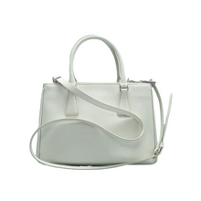 Load image into Gallery viewer, Prada Galleria Large Leather Tote Shoulder Bag White
