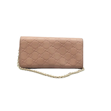 Load image into Gallery viewer, Gucci Emily Medium GG ssima Patent Leather Chain Shoulder Bag Beige
