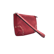 Load image into Gallery viewer, Gucci Guccissima Leather Clutch Bag Red
