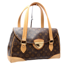 Load image into Gallery viewer, Louis Vuitton Beverly GM Monogram Leather Shoulder Bag Brown
