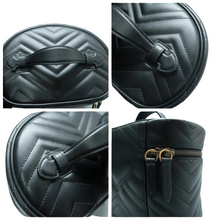 Load image into Gallery viewer, GUCCI GG Marmont Black Leather Vanity Case
