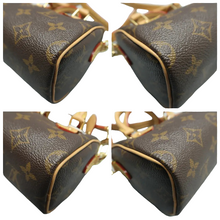 Load image into Gallery viewer, Louis Vuitton Speedy Bandouliere Nano Monogram Canvas Satchel Bag Brown
