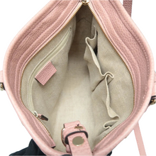 Load image into Gallery viewer, Gucci Bree Leather Satchel Bag Pink/Beige
