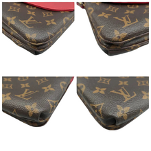 Load image into Gallery viewer, Louis Vuitton Twice Pochette  Monogram Shoulder Bag Brown
