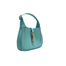 Load image into Gallery viewer, Gucci Jackie 1961 Small Leather Hobo Bag Dusty Azure

