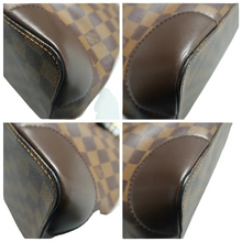 Load image into Gallery viewer, Louis Vuitton Hampstead MM Damier Azur Shoulder Bag Brown
