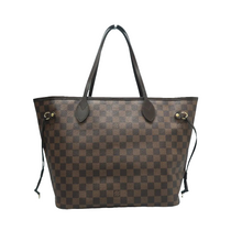 Load image into Gallery viewer, Louis Vuitton Neverfull MM Damier Ebene Shoulder Bag Brown
