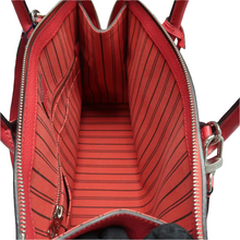 Load image into Gallery viewer, Louis Vuitton Pont Neuf MM Empreinte Leather Tote Shoulder Bag Red
