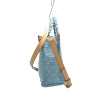 Load image into Gallery viewer, Louis Vuitton Let Go PM Monogram Washed Denim Tote Bag Sky Blue
