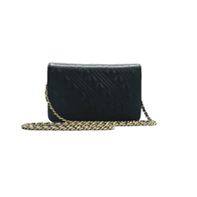 Load image into Gallery viewer, Chanel Wallet On Chain Leather Crossbody Bag Black
