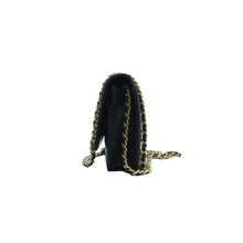 Load image into Gallery viewer, Chanel  CC Filigree Small Flap Caviar Leather Shoulder Bag Black
